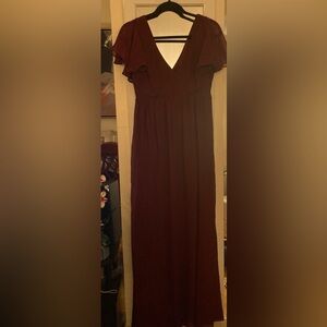 Birdy Grey Hannah Empire Dress - Cabernet